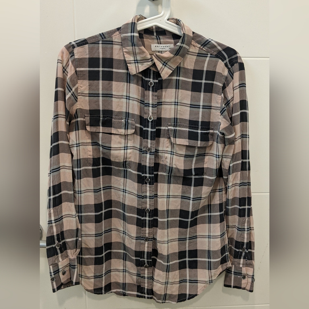 Equipment silk blouse